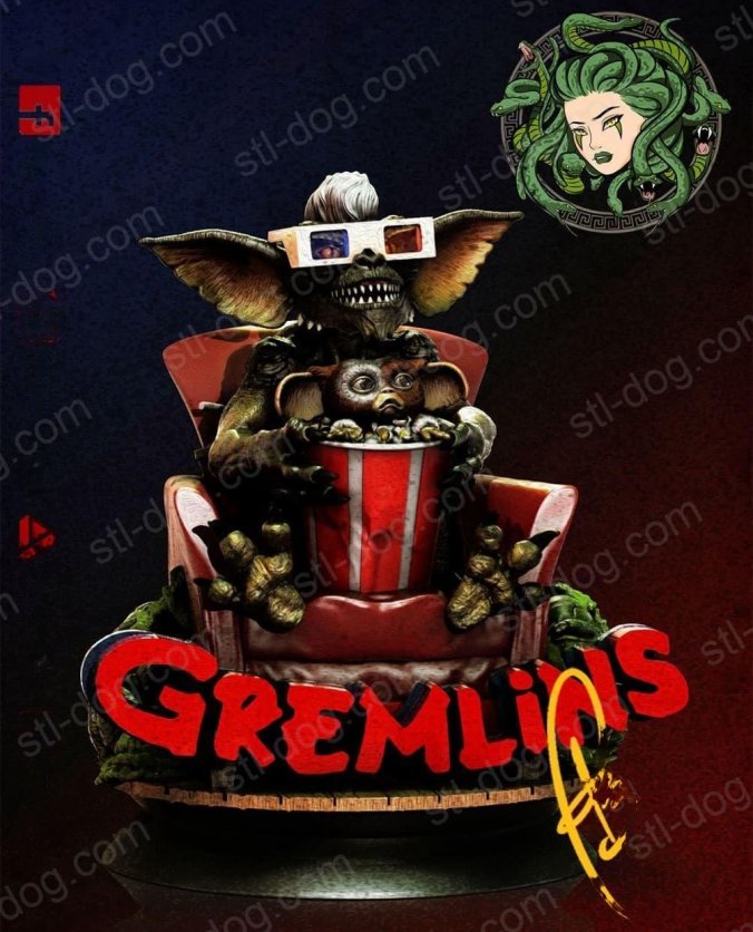 小精灵(Gremlins)  3D打印图纸